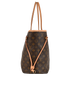 Neverfull MM, &pound;1,100, Handbags, Brown/Tan, Canvas, Side view